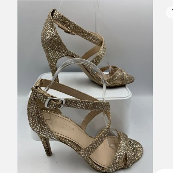 BRAND NEW MARIPE SEQUIM EMBROIDERY HIGH HEEL OPEN-TOE SANDAL - Picture 4 of 16